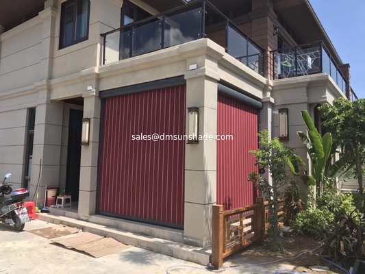 Outdoor Motorized Skylight / Sunroom Roof Retractable Awnings Conservatory Awning