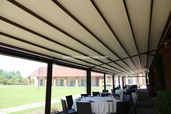 Outdoor sun shade electric awning retractable roof