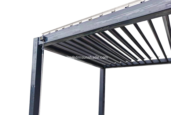 4x3m Manual/electric Alu.Louvred Pergola