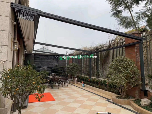 Aluminum Retractable PVC Pergola Canopy,retractable Roof Awning Pergola Hotels