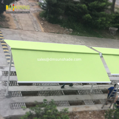 Strong double side retractable awning,free standing awnings, awning with rain channel