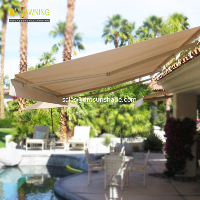 Outdoor retractable awning Aluminum commercial manual awning