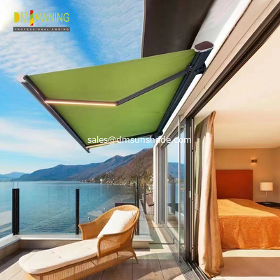 Manual retractable pergola, household electric pergola, outdoor awning