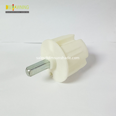 78mm Motorized Roller Shade Kit Nylon Square Plug Retractable Awning Hardware