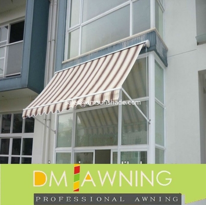 Outdoor Vertical Drop Arm Retractable Awning For Window Sunshade Heavy Duty Drop Arm Retractable Awnings สําหรับหน้าต่าง ร่มแดด งานหนัก ฝากแขน