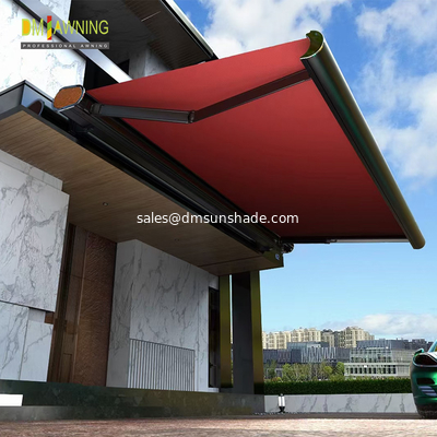 Manual retractable pergola, household electric pergola, outdoor awning